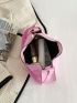 Minimalist Embossed Baguette Bag