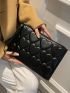 Minimalist Heart Embossed Clutch Bag