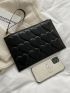 Minimalist Heart Embossed Clutch Bag