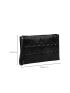 Minimalist Heart Embossed Clutch Bag