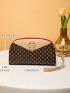 Mini Metallic Ring Decor Clutch Bag