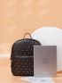 Studded Faux Leather Backpack