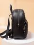 Studded Faux Leather Backpack