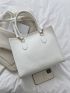 Chevron Shoulder Tote Bag