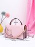 Mini Metal & Chain Decor Flap Square Bag
