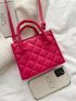 Mini Minimalist Textured Square Bag