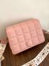 Mini Minimalist Quilted Flap Square Bag