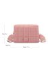 Mini Minimalist Quilted Flap Square Bag