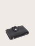 Minimalist Snap Button Card Holder