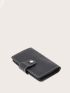 Minimalist Snap Button Card Holder