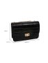 Mini Crocodile Embossed Flap Chain Square Bag