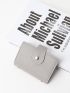 Minimalist Snap Button Card Holder