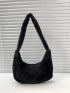 Minimalist Fluffy Baguette Bag