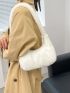 Minimalist Fluffy Baguette Bag