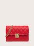 Mini Quilted Chain Flap Shoulder Bag
