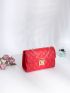 Mini Quilted Chain Flap Shoulder Bag