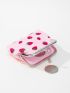 Strawberry Pattern Kiss Lock Coin Case