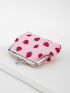 Strawberry Pattern Kiss Lock Coin Case