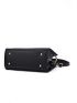 Crocodile Embossed Top Handle Bag With Clutch Bag