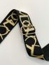 Letter Graphic Bag Strap