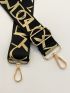 Letter Graphic Bag Strap
