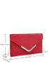Crocodile Embossed Metal Decor Square Bag