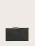 Metallic Zip Clutch Bag
