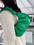 Minimalist Ruched Baguette Bag