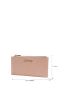 Metal Bow Decor Long Purse