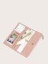 Metal Bow Decor Long Purse