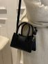 Mini Double Handle Design Square Bag