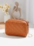 Mini Minimalist Chain Quilted Square Bag