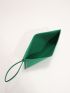 Studded Decor Felt Clutch Bag