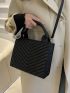 Chevron Pattern Square Bag