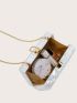 Mini Marble Pattern Chain Box Bag