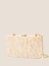 Mini Marble Design Chain Square Bag