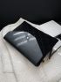 Quilted Velvet Clutch Bag