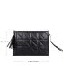 Tassel Decor Quilted Pattern Square Bag