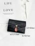 Crocodile Embossed Small Wallet