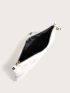Butterfly Decor Marble Pattern Clutch Bag