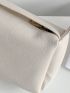 Litchi Embossed Zip Square Bag
