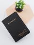 Letter Graphic Passport Case