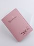 Letter Graphic Passport Case