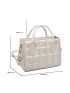 Quilted Pattern Square Bag