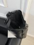 Minimalist Bucket Bag With Long Wallet