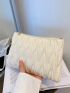 Quilted Clutch Bag With Wristlet