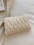 Quilted Clutch Bag With Wristlet