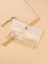 Clear Snap Button Coin Case