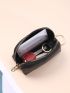 Litchi Embossed Zip Coin Case