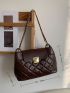 Quilted Flap Chain Shoulder Bag
